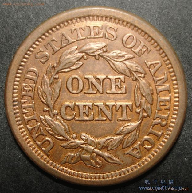 美国1850大型one cent