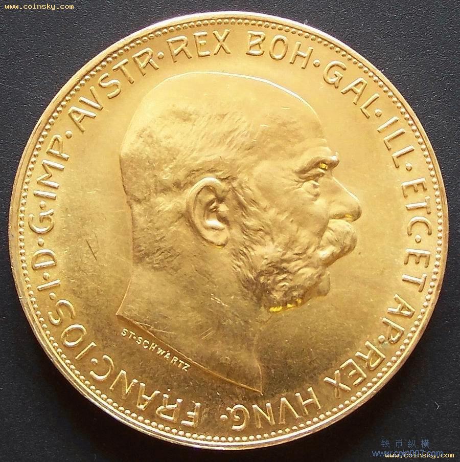 奥地利1915年100科罗那金币钱币纵横钱币- 钱币纵横- 专业民间收藏品交流平台